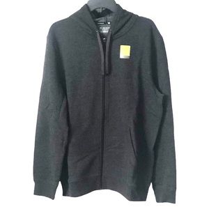 Tek Gear Ultra Soft Men’s Large Dark Charcoal Gray Zippered Hoodie. Size L